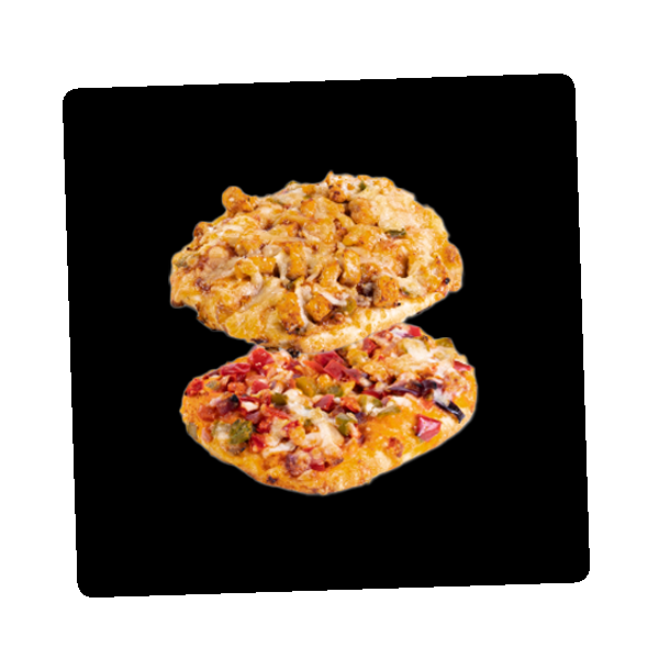 NIEUW: pizza broodje kip of vega