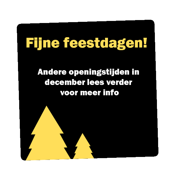 Aangepaste openingstijden rond de feestdagen